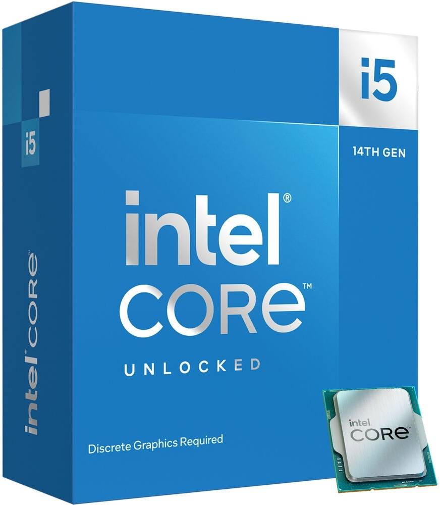 Intel Core i5-14600K 3.5 GHz 14-Core LGA 1700 14th Gen Processor, 14 Cores & 20 Threads, 24MB Cache Memory, 5.3GHz MaxTurbo Boost, Intel UHD Graphics 770, 2CH DDR5 / 192GB Max | Box Intel Core i5-14600K 3.5 GHz 14-Core LGA 1700 14th Gen Processor, 14 Cores & 20 Threads, 24MB Cache Memory, 5.3GHz MaxTurbo Boost, Intel UHD Graphics 770, 2CH DDR5 / 192GB Max | Box